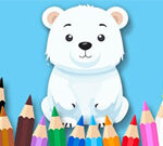 Coloring Book: Polar Bear